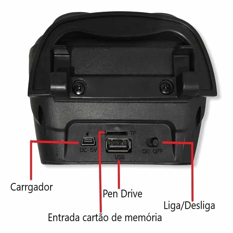 Caixa de Som Bluetooth Portátil